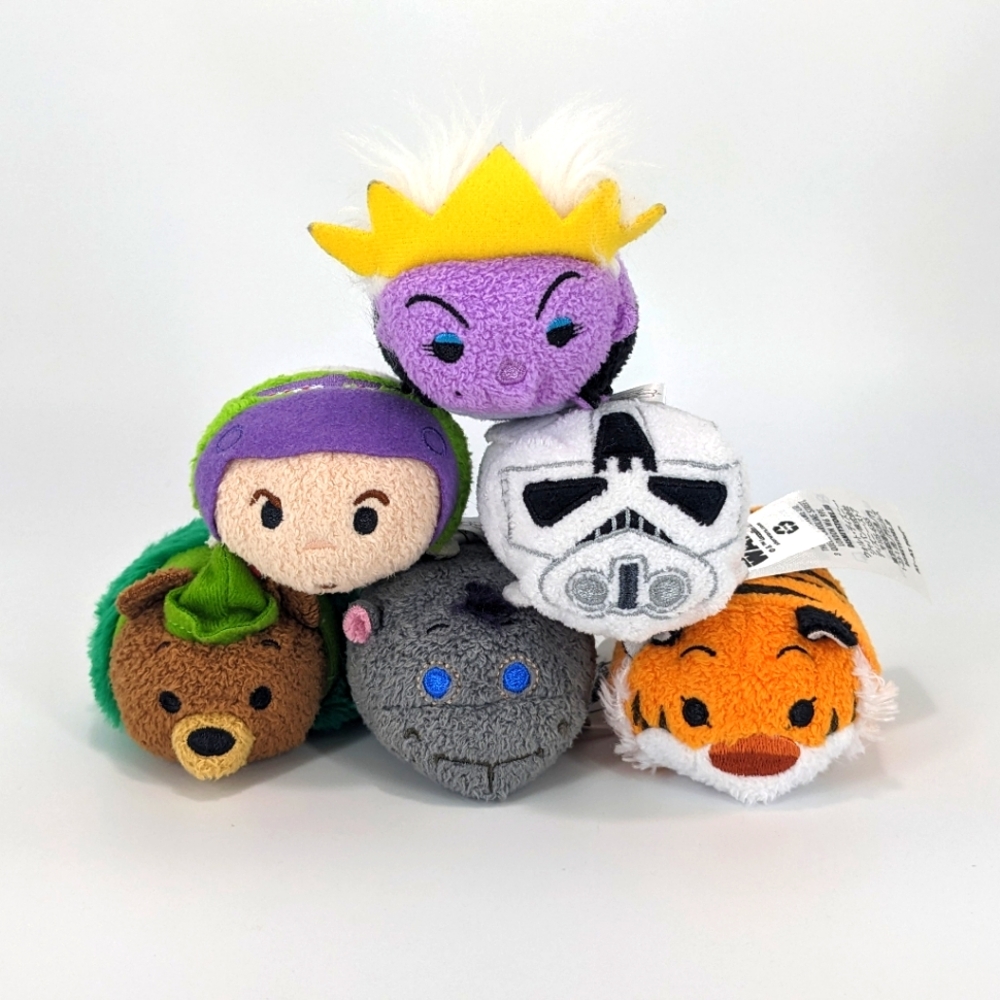 Disney Tsum Tsum Stackable Plush Toy Lot